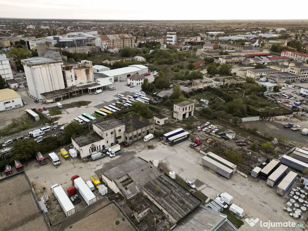 Teren industrial de 6,820mp Strada Poetului 