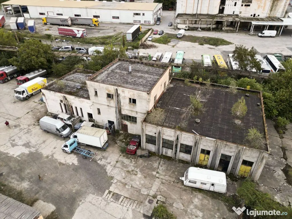 Teren industrial de 6,820mp Strada Poetului 