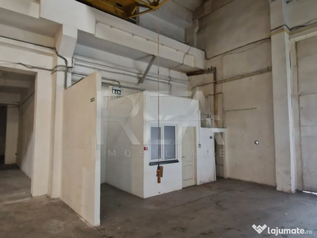 Hala Depozitare/Productie +Birou | Poduri Rulant | 1000 m.p. 