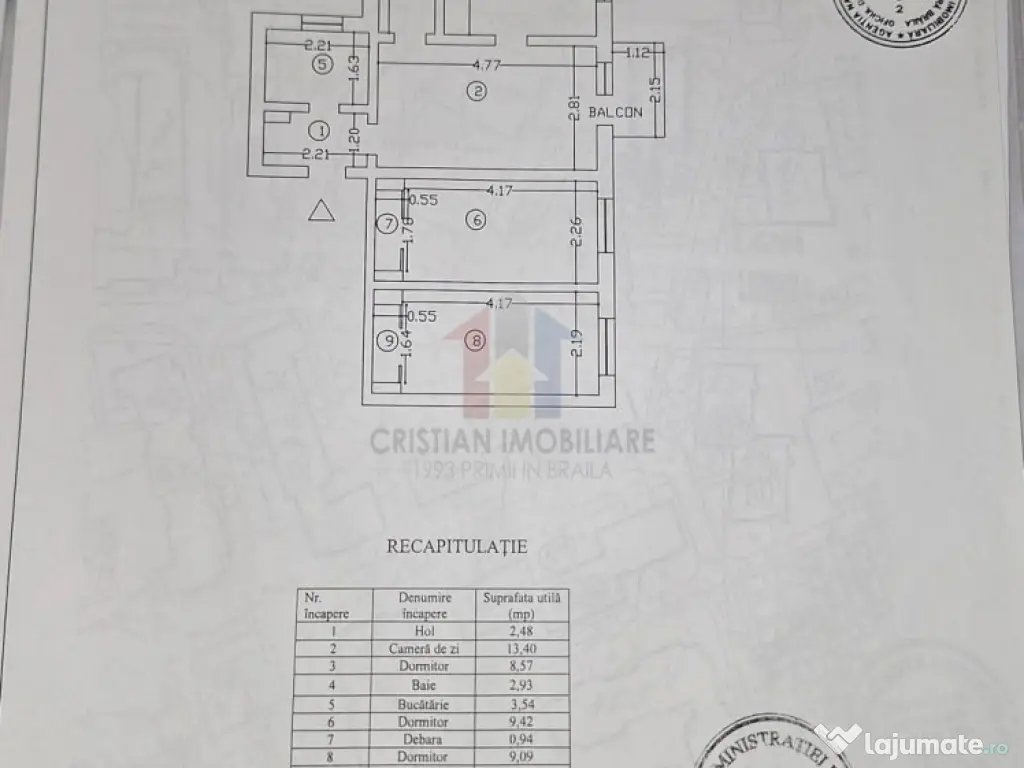 Disponibil Imediat! 4 camere, etaj 3 Obor 