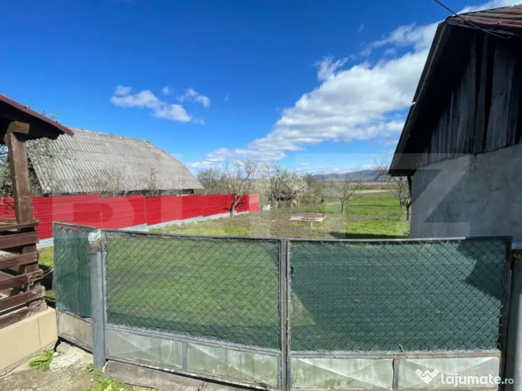 Casa cu 3 camere, 90 mp, 2 anexe gospodaresti si teren de 30
