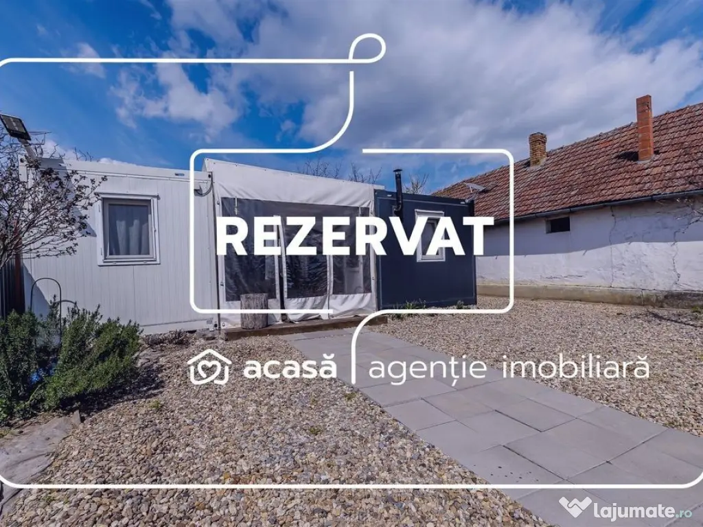 REZERVAT! Casa - tip container - Teren 1987 mp - Turnu - ...