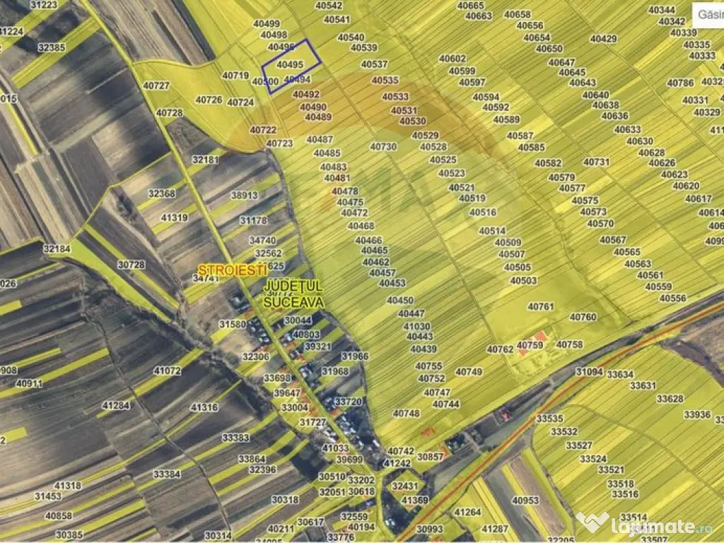 Teren extravilan 10152mp Stroiesti / Soseaua DN17, Suceava 