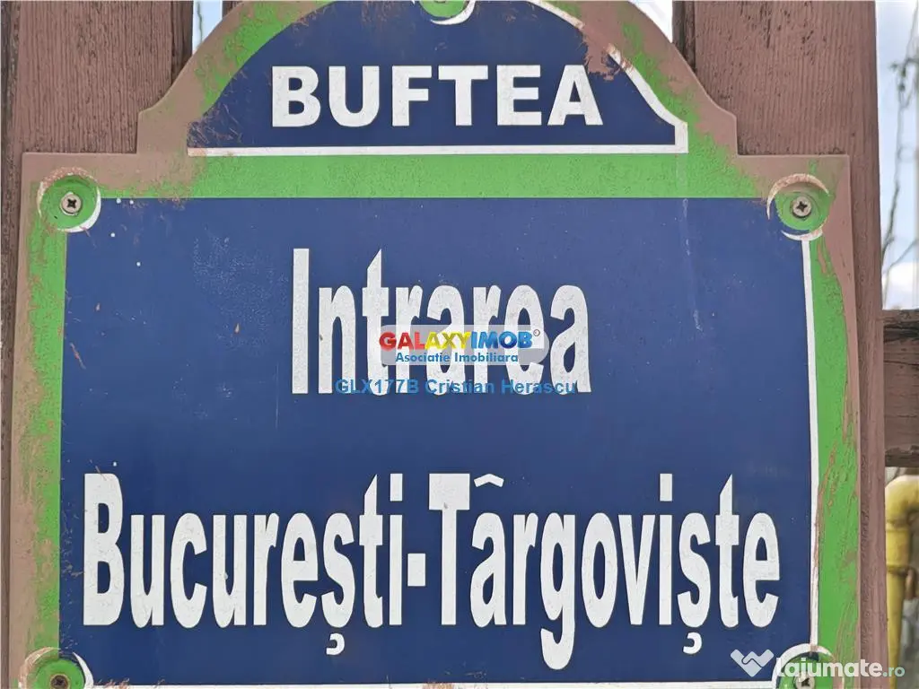 Teren constructii Buftea 2307 MP deschidere 27 ml 