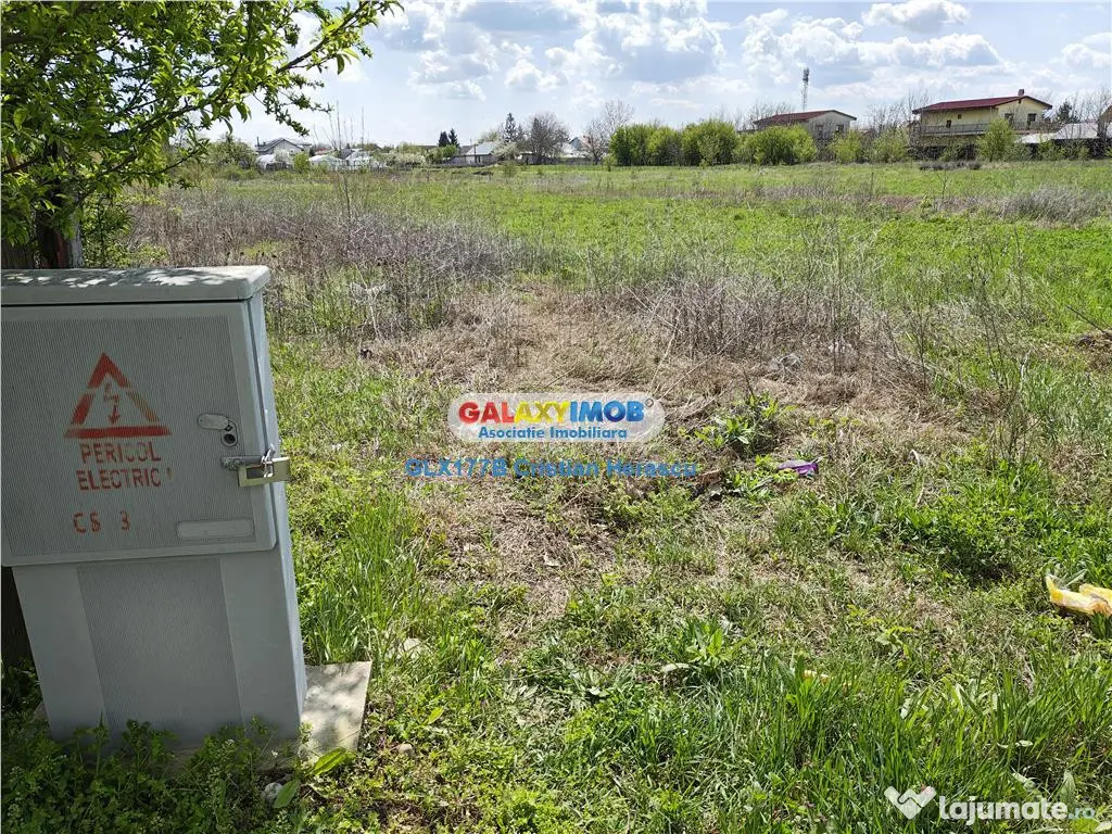 Teren constructii Buftea 2307 MP deschidere 27 ml 