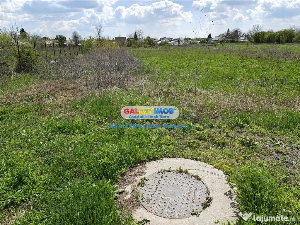 Teren constructii Buftea 2307 MP deschidere 27 ml 