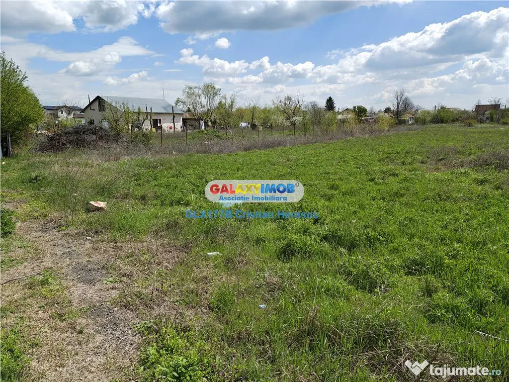 Teren constructii Buftea 2307 MP deschidere 27 ml 