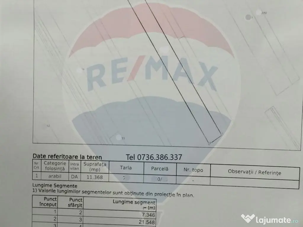 Teren intravilan 11368 mp, Crevedia / Calea Crevedia Noua 