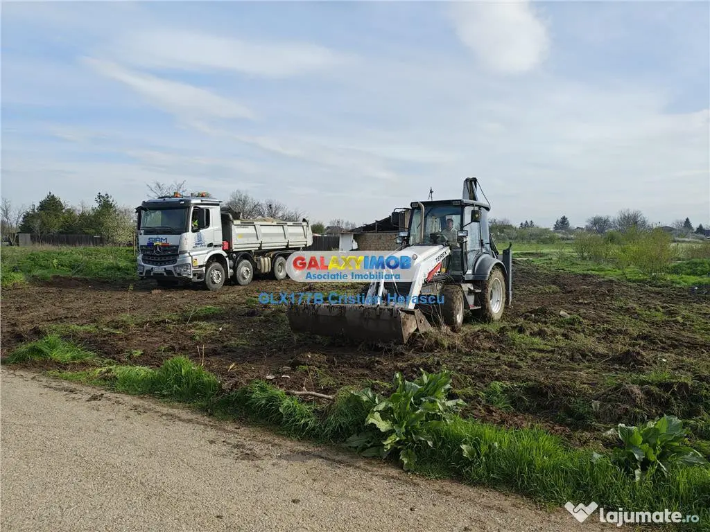 Buftea Samurcasi 400 mp utilitati strada asfaltata 50 euro/m