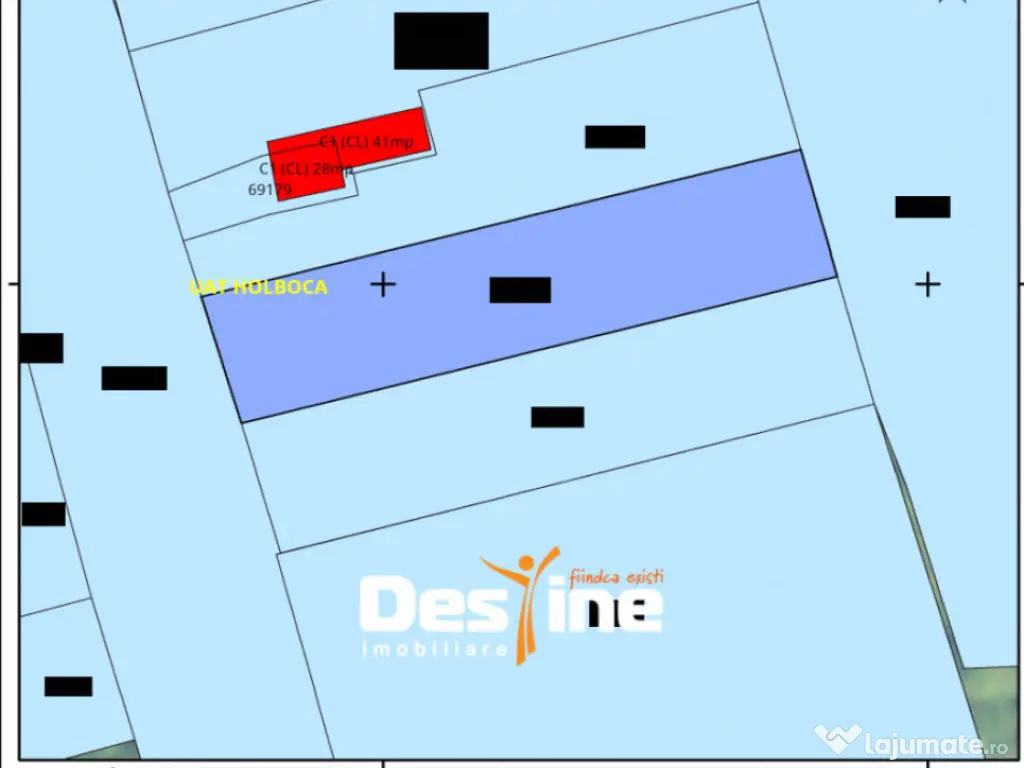 Holboca, Teren intravilan, 692 mp, 