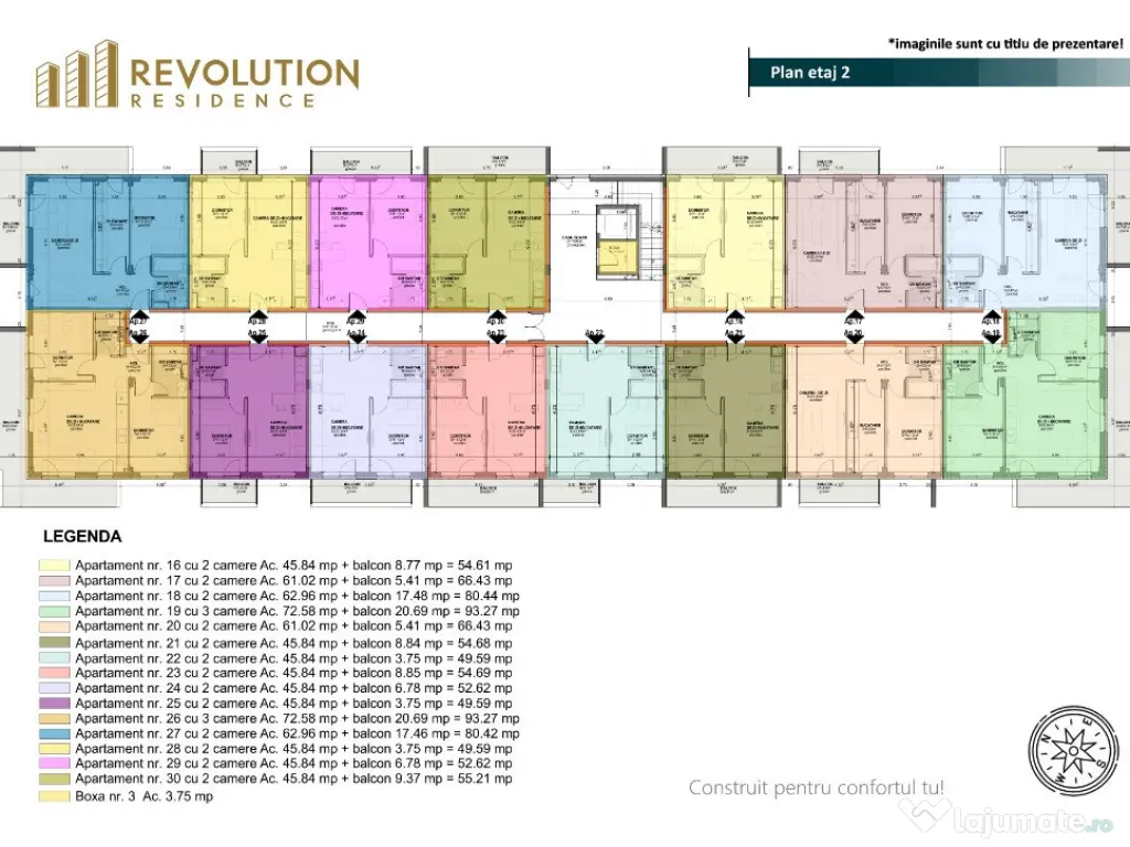 COMISION 0% - Apartamente 3 camere - Margeanului 1B-A1, Baia Mare 