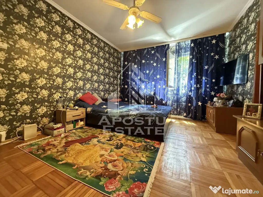 Apartament cu 2 camere, la parter cu balcon, zona Sagului 