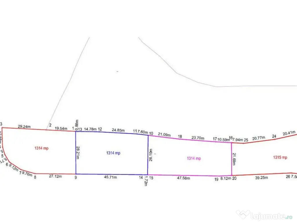 Teren INTRAVILAN 10 Ari Curtuiușu Mic 20 km Baia Mare + ... 