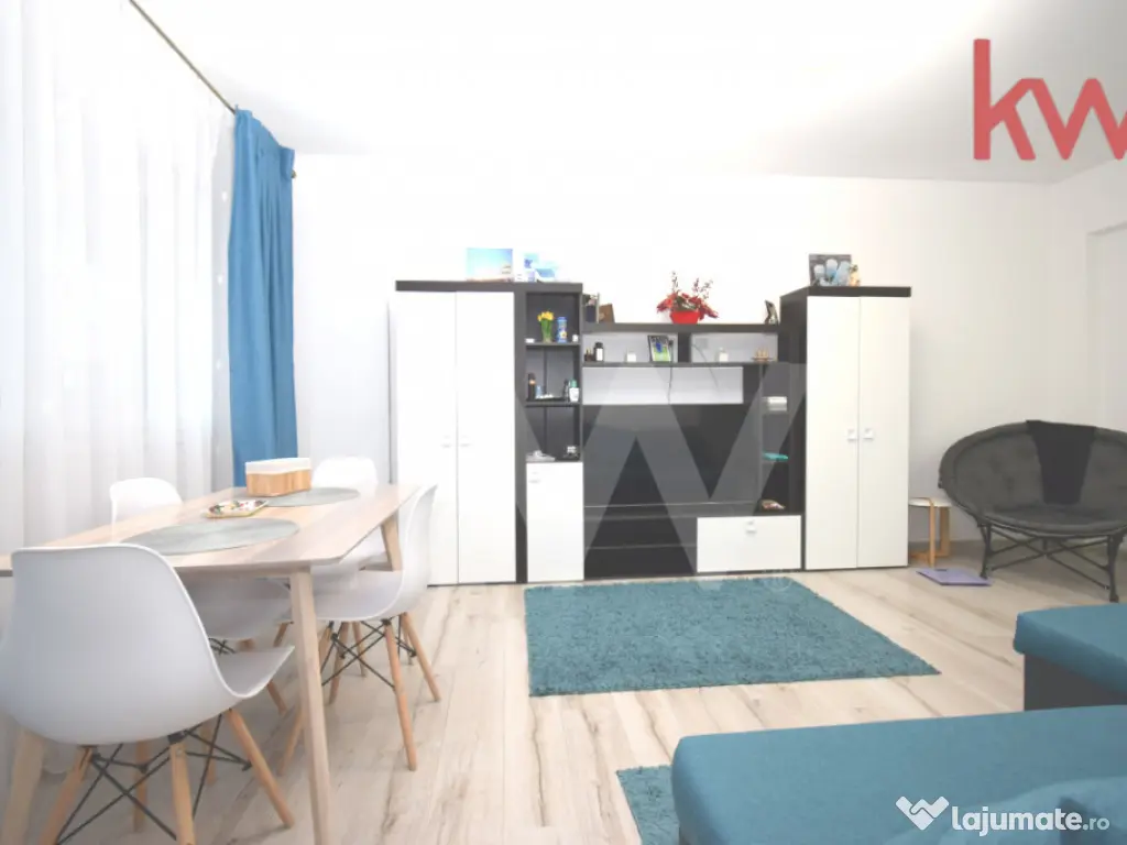 Apartament decomandat, bloc nou, complet mobilat, loc de par 