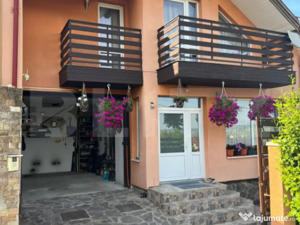 Casă tip duplex Bărdășești – mobilată, utilată, cu