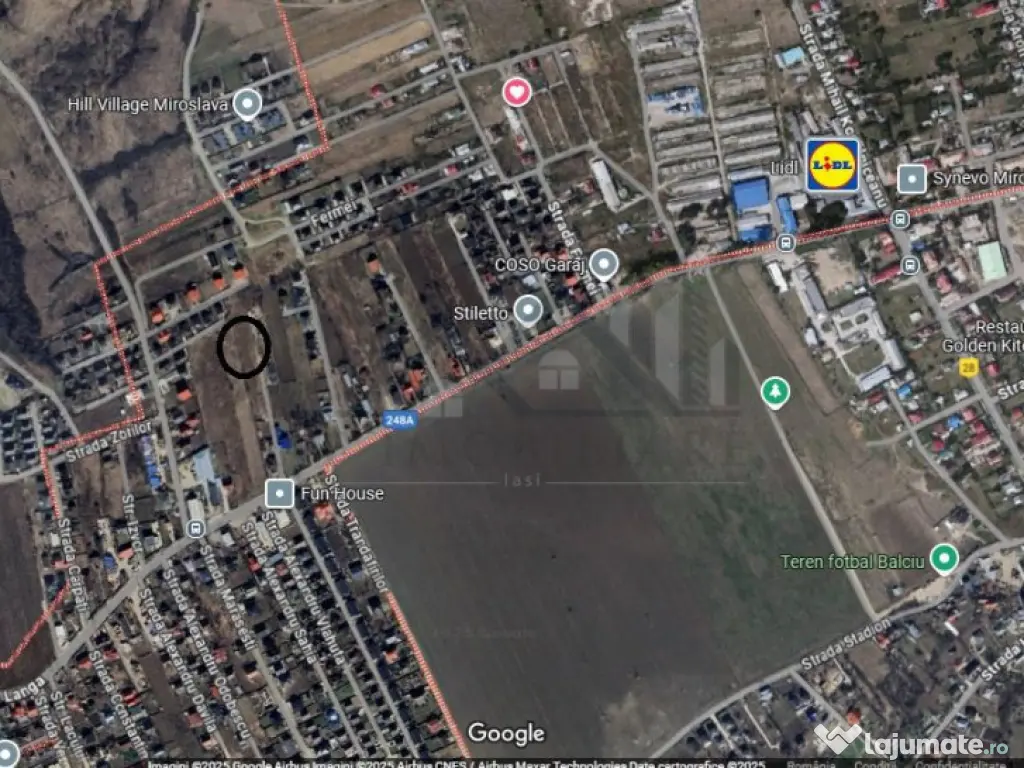 Miroslava teren 803mp cu Autorizatie de Constructie pentru d 