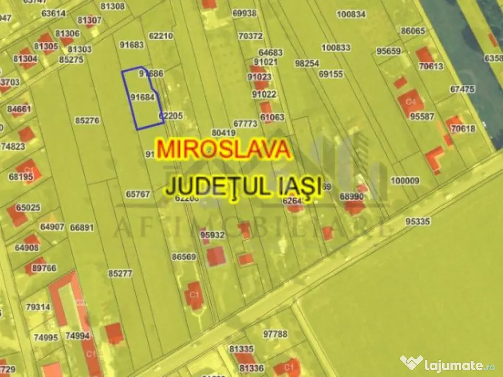 Miroslava teren 803mp cu Autorizatie de Constructie pentru d 
