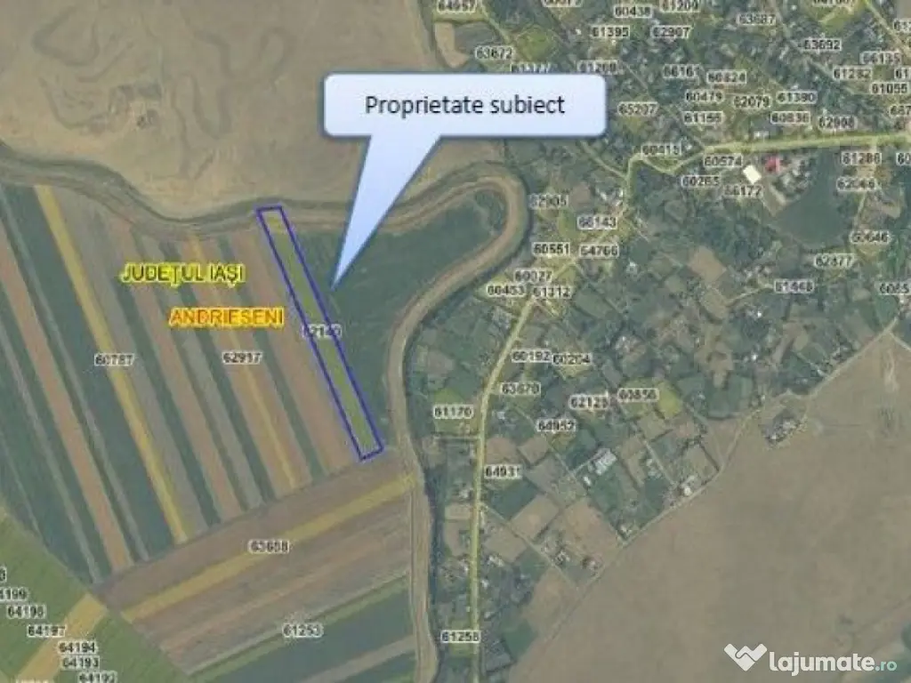 Teren Andrieseni, cota parte 1/20, ID: R2603082 