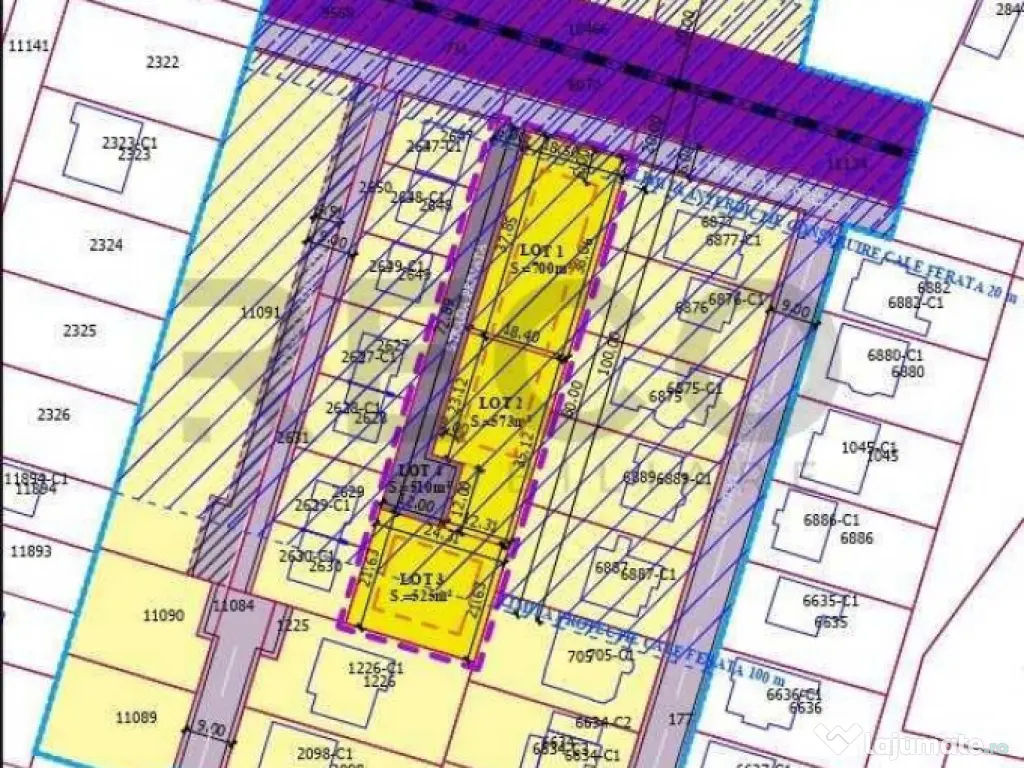 RECO teren intravilan in Santandrei 1608 mp 