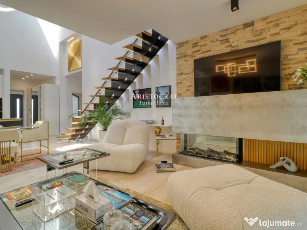 Casa cu palmieri din Corbeanca 