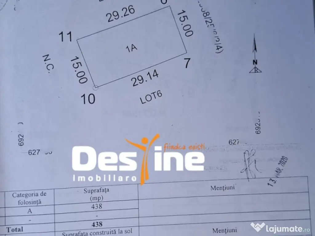 VALEA ADANCA,TEREN , 438 MP, 49.900 EURO