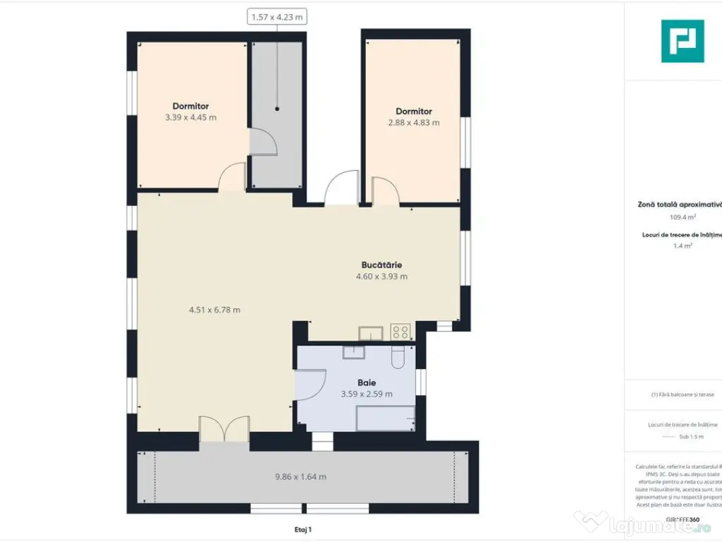 Apartament deosebit cu 3 camere , zona Fratelia 