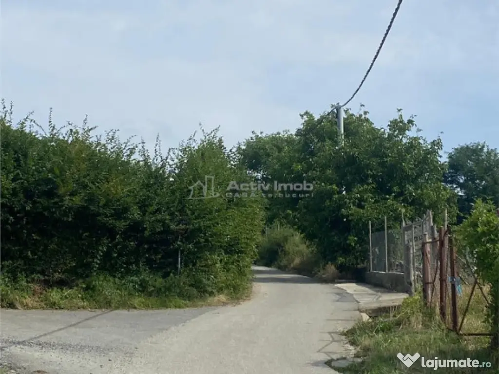 Teren de in Rasinari posibilitate de racordare la curentul