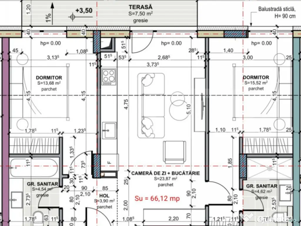 Sub 2000 euro/mp! 3 camere, cartierul Terra, zona Oasului 