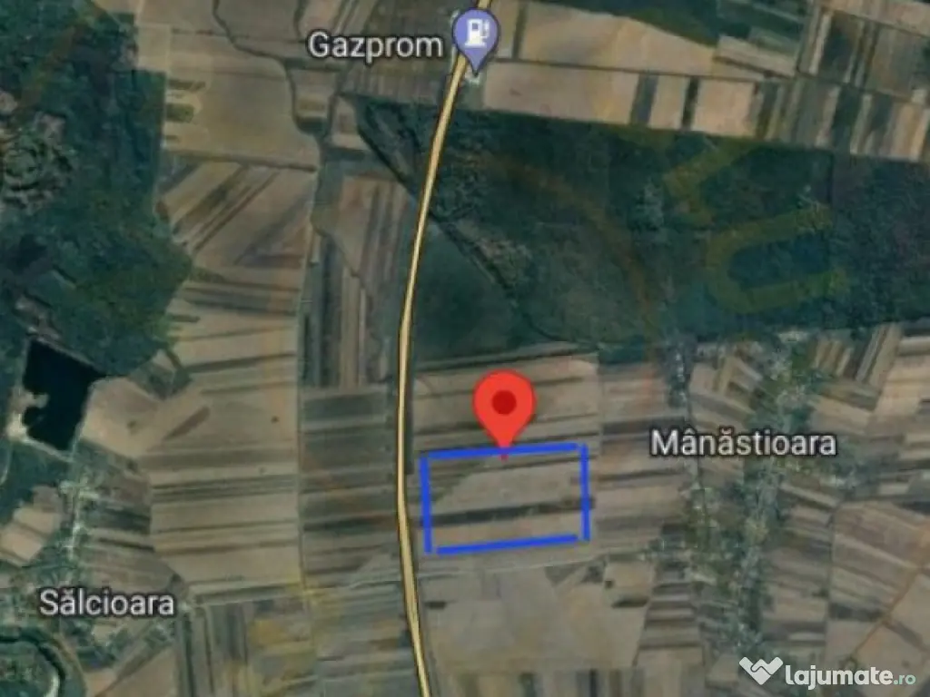 Teren Autostrada A1 24ha pentru balastiera