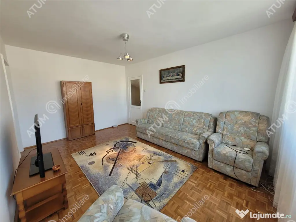 Apartament cu 3 camere si balcon in zona Rahovei din Sibiu 
