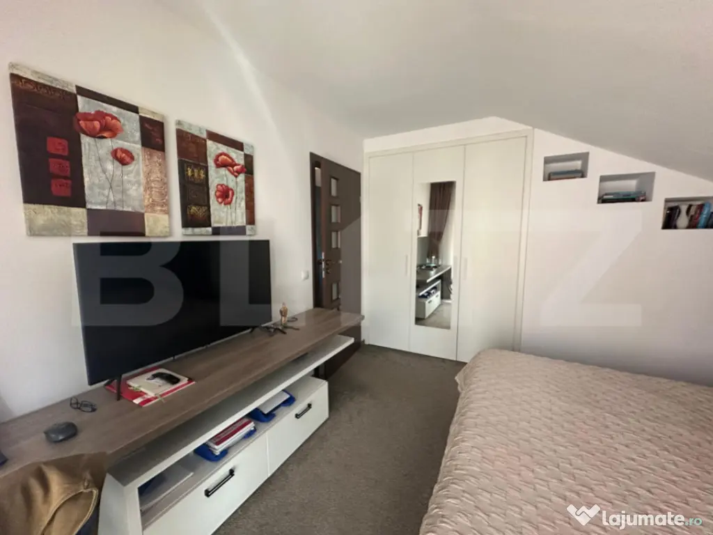 Casa moderna cu terasa, foisor, gradina 500mp