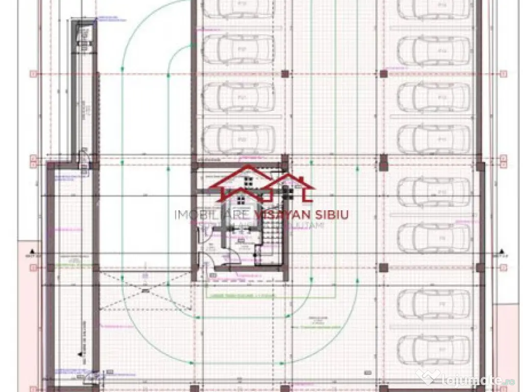 Cladire 1800 mp 82 loc.parcare,ultracentral, Sibiu,comision