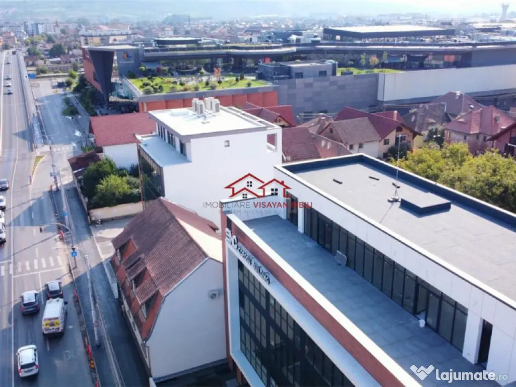 Cladire 1800 mp 82 loc.parcare,ultracentral, Sibiu,comision