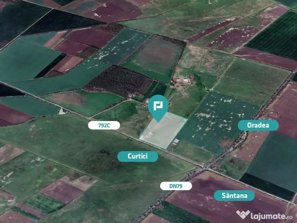 Teren 10,5 ha în comuna Șimand, jud. Arad 