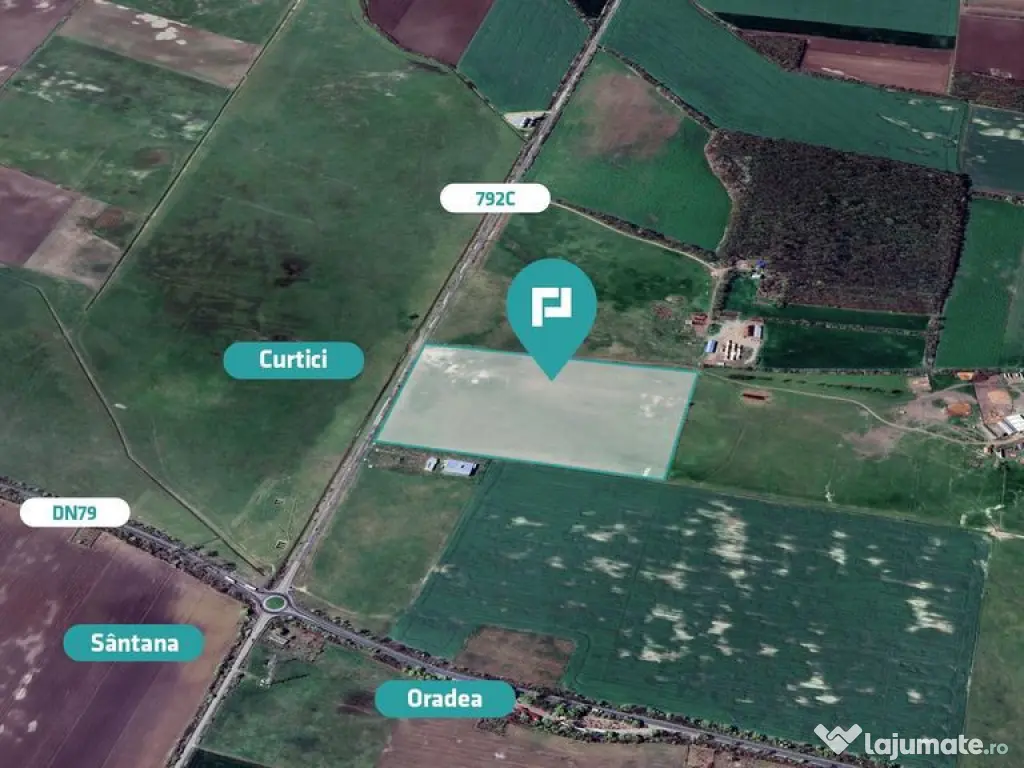 Teren 10,5 ha în comuna Șimand, jud. Arad 