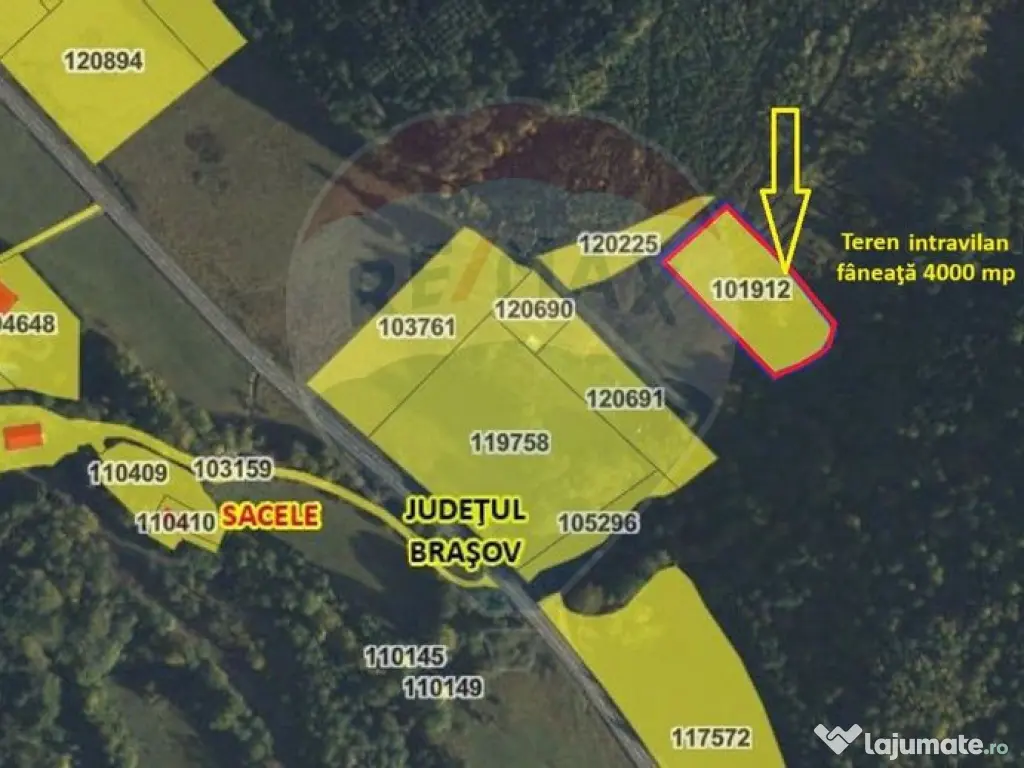 Teren intravilan, 4003 mp, Săcele - Babarunca