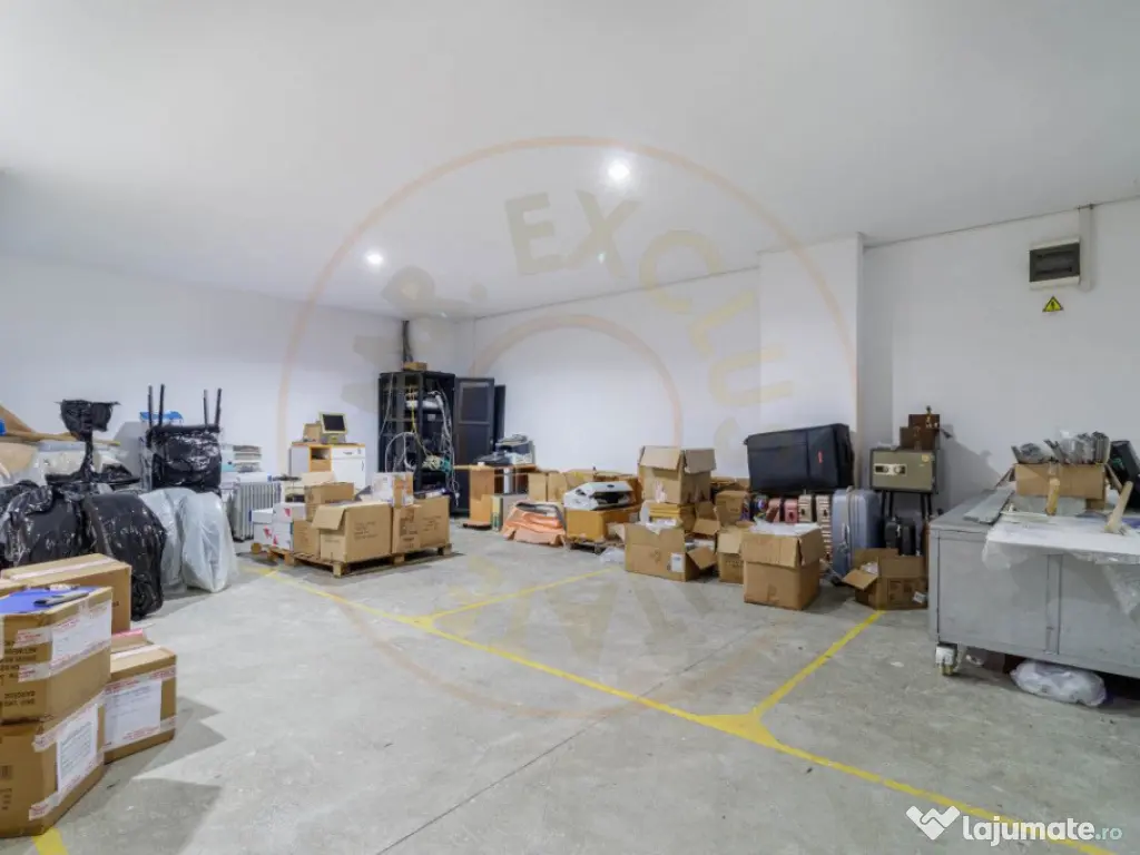 Spațiu industrial – 3.540 mp utili, birouri 600 mp, rand 
