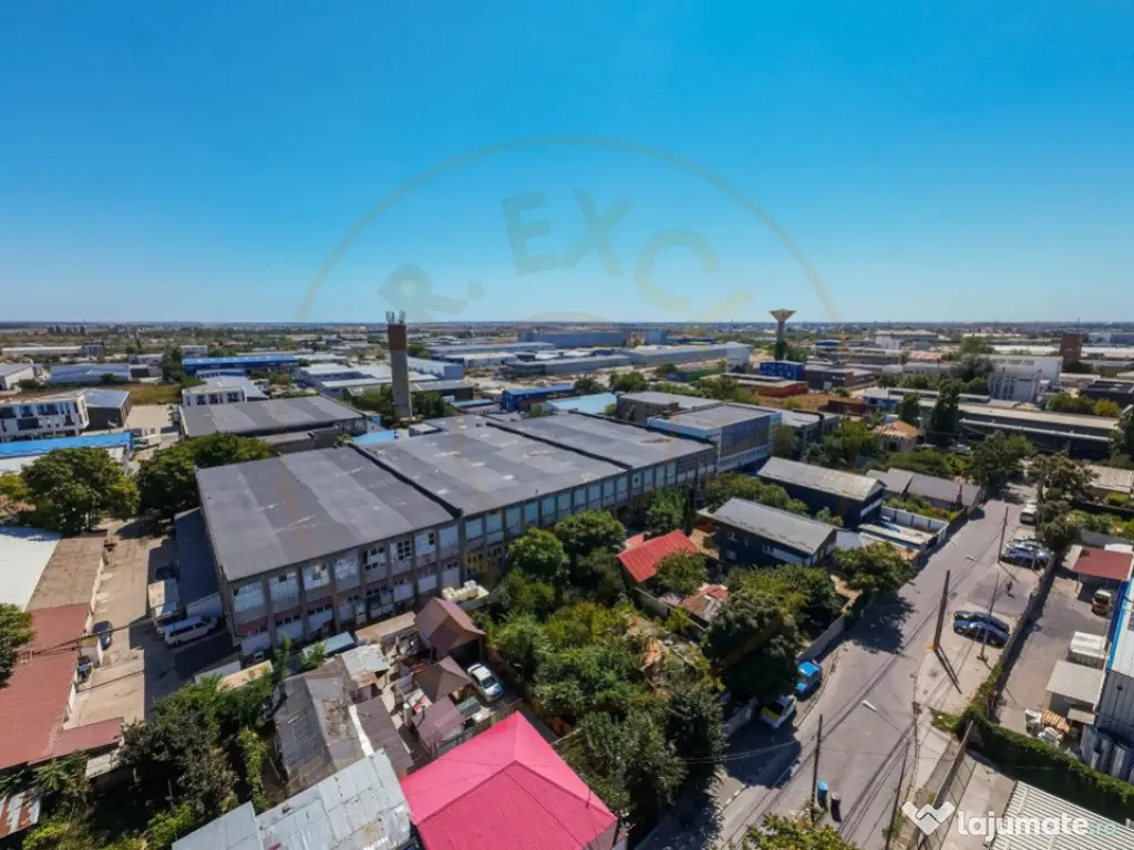 Spațiu industrial – 3.540 mp utili, birouri 600 mp, rand 