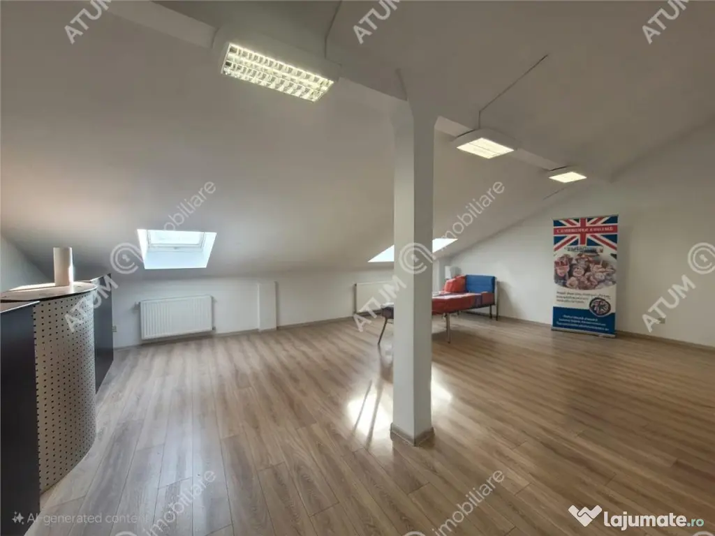 Spatiu de birouri decomandat 2 camere in zona centrala din S 