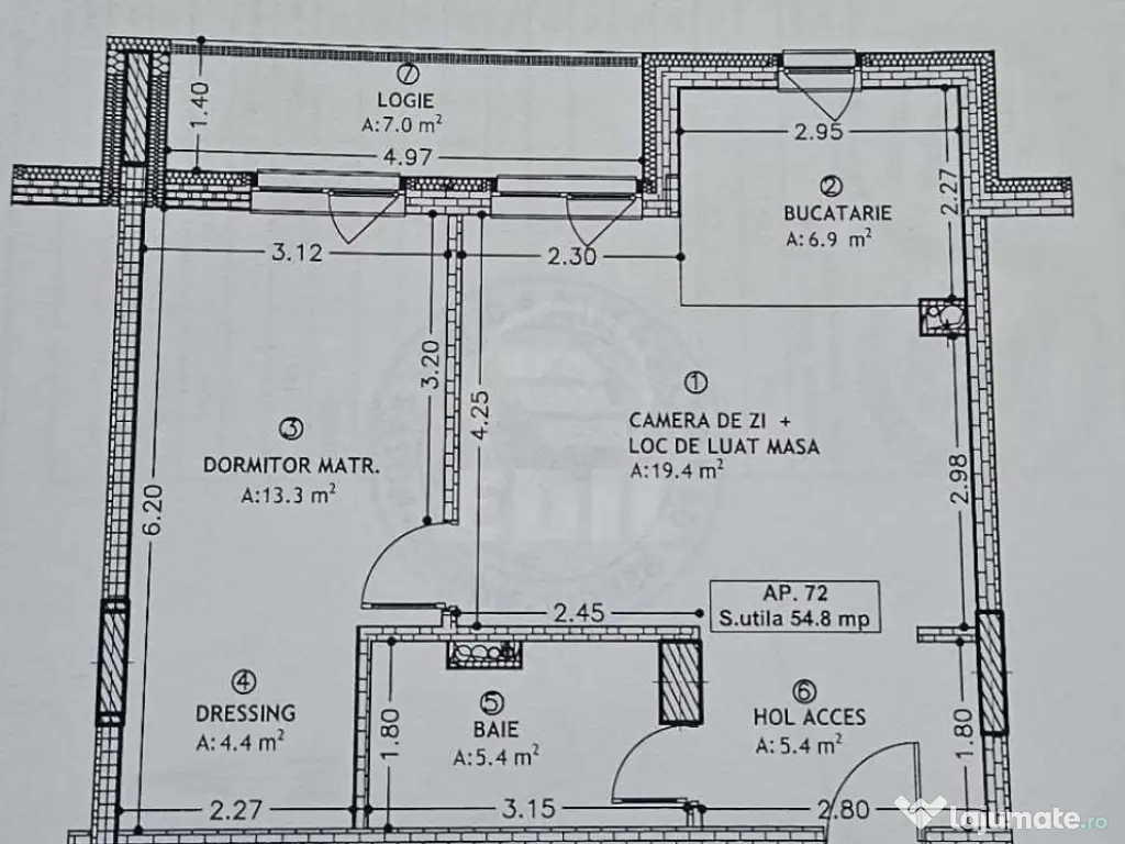 Apartament cu 2 camere, zona Vivo