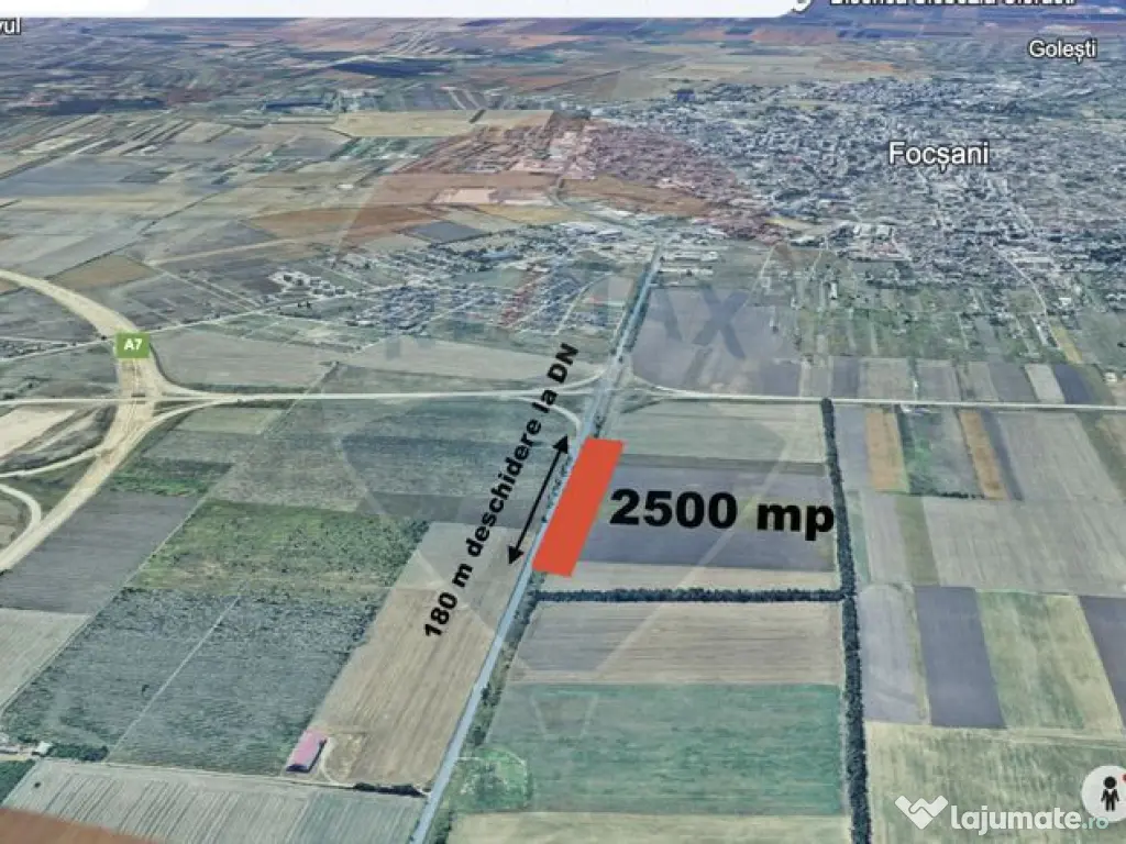 Teren Focsani DN E 85 nod Autostrada