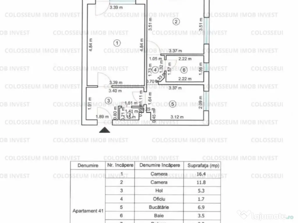 Apartament 2 camere | Decomandat | 50 mp | Vedere panoramică | Vlahuță 
