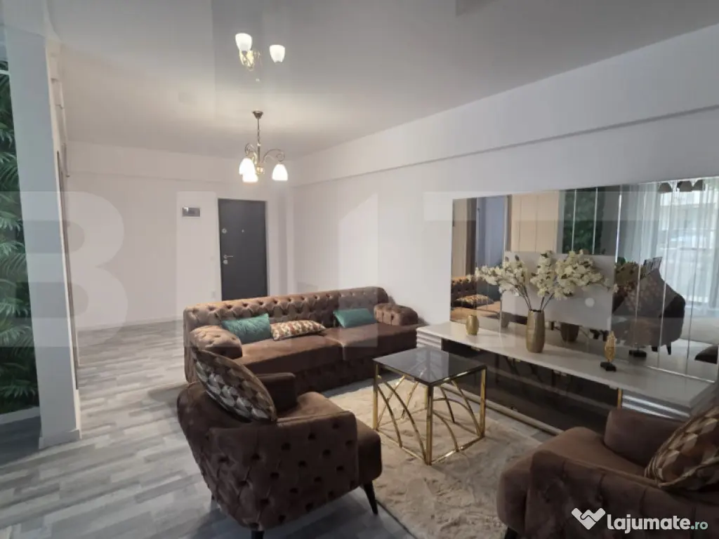 Apartament 3 camere, 71 mp, mobilat si utilat- Exterior Est,