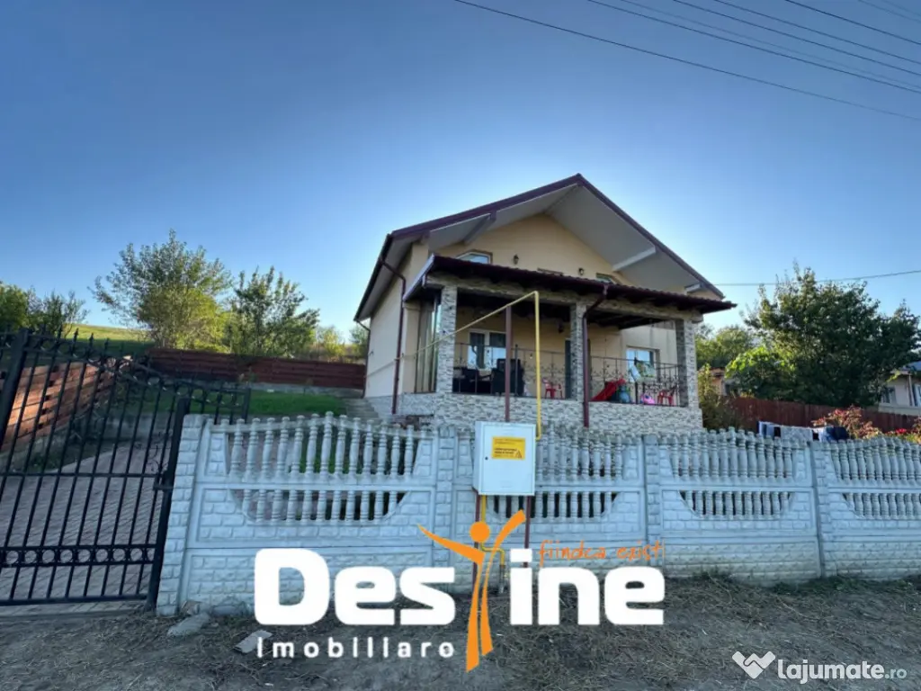 Casă cu 4 camere P+M individuală mobilata utilată Corneș 