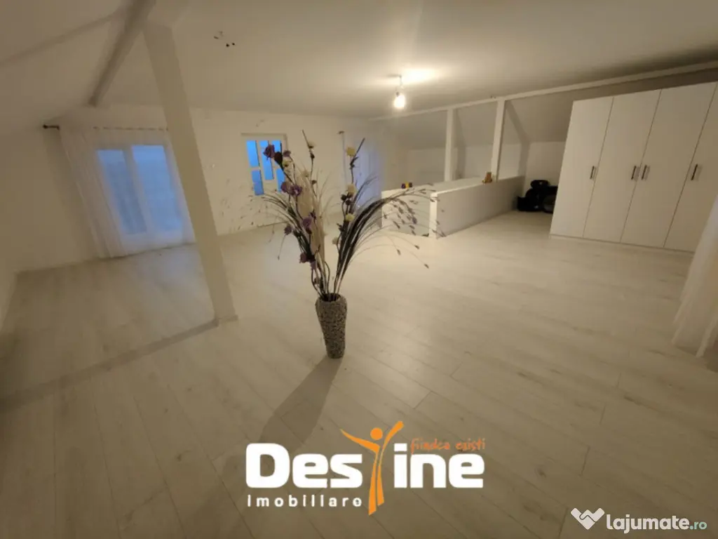 Casă cu 4 camere P+M individuală mobilata utilată Corneș 
