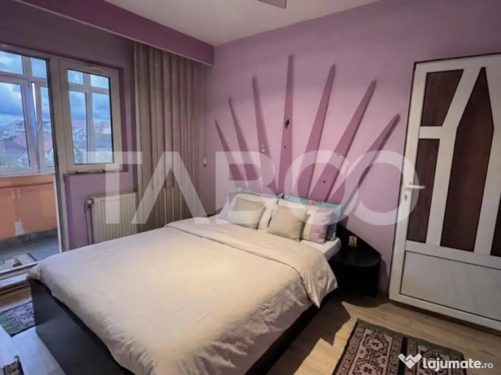 Apartament spatios cu 4 camere mobilat utilat 80mpu Turnisor 