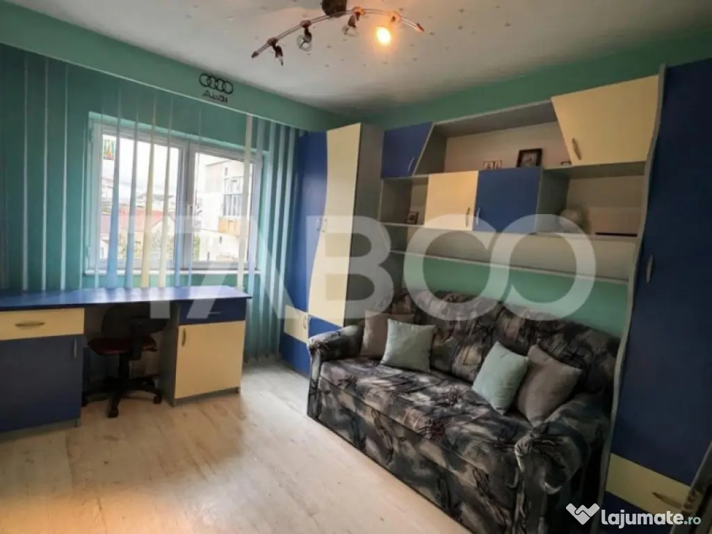 Apartament spatios cu 4 camere mobilat utilat 80mpu Turnisor 