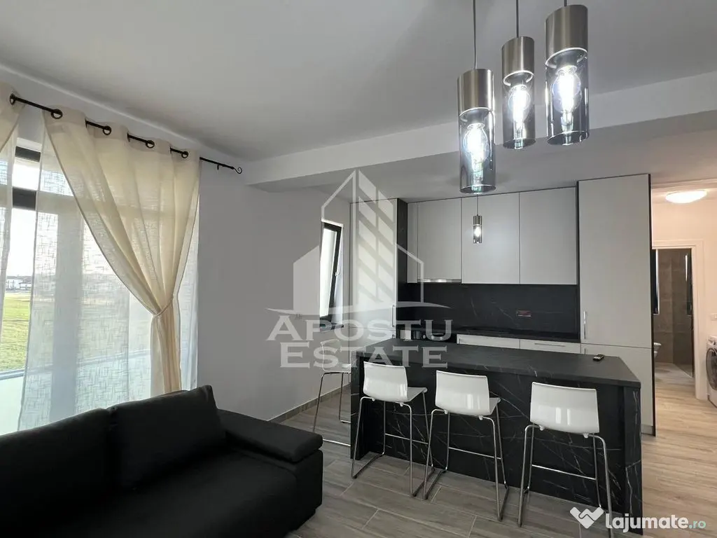 Apartament cu 2 camere, open space, in Giorc 