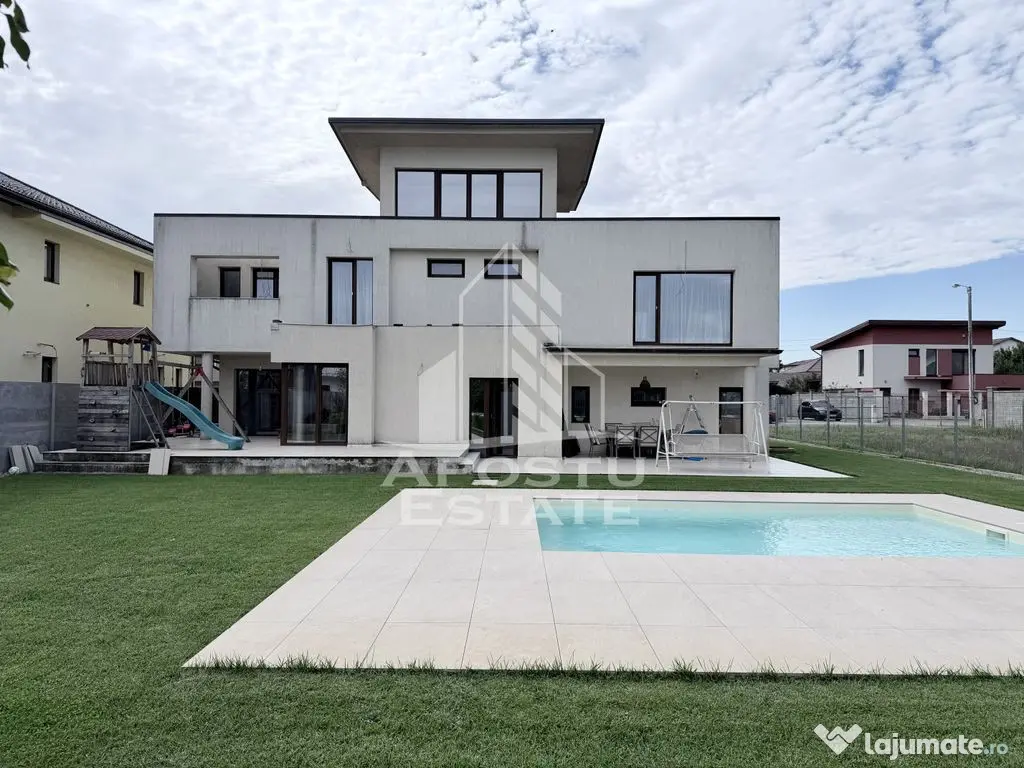 Casa moderna cu 5 camere, garaj dublu si piscina, Ciarda ...