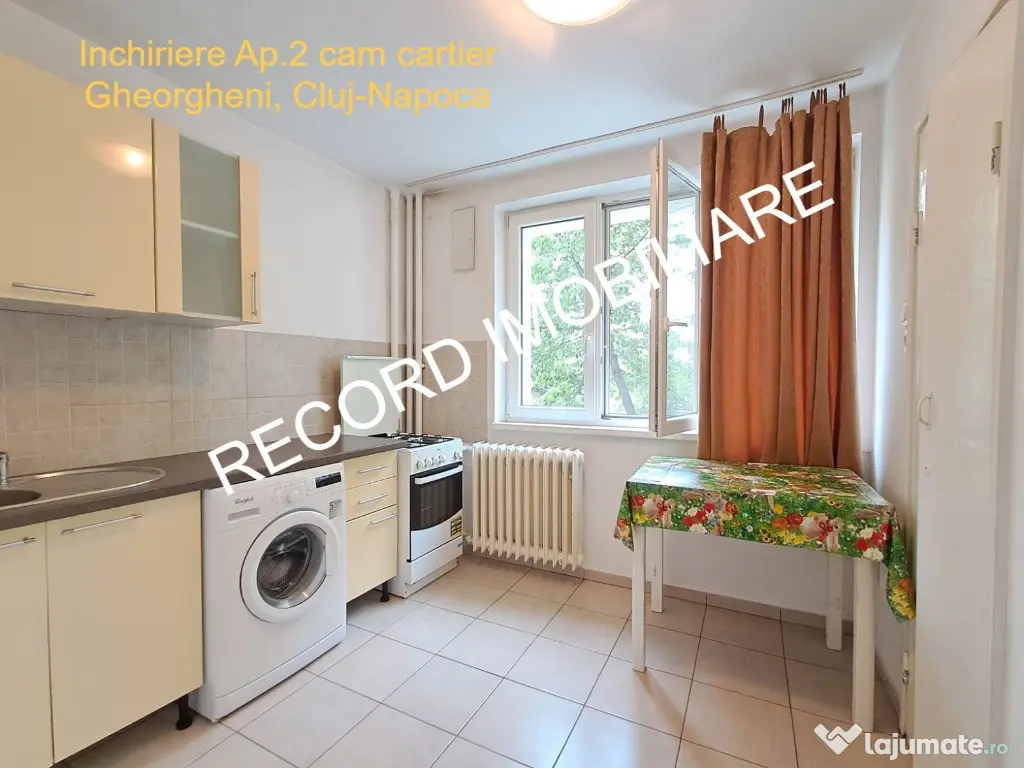 Inchiriere Apartament 2 cam. et.1,lift cartier Gheorgheni